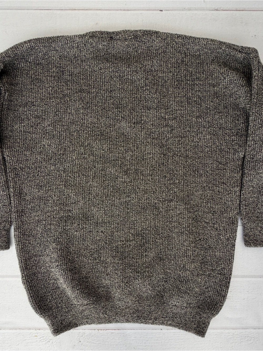 Vintage Tricot Marine Ireland Pure New Wool Knit Sweater Crest Patch Size L 42 - Picture 10 of 12